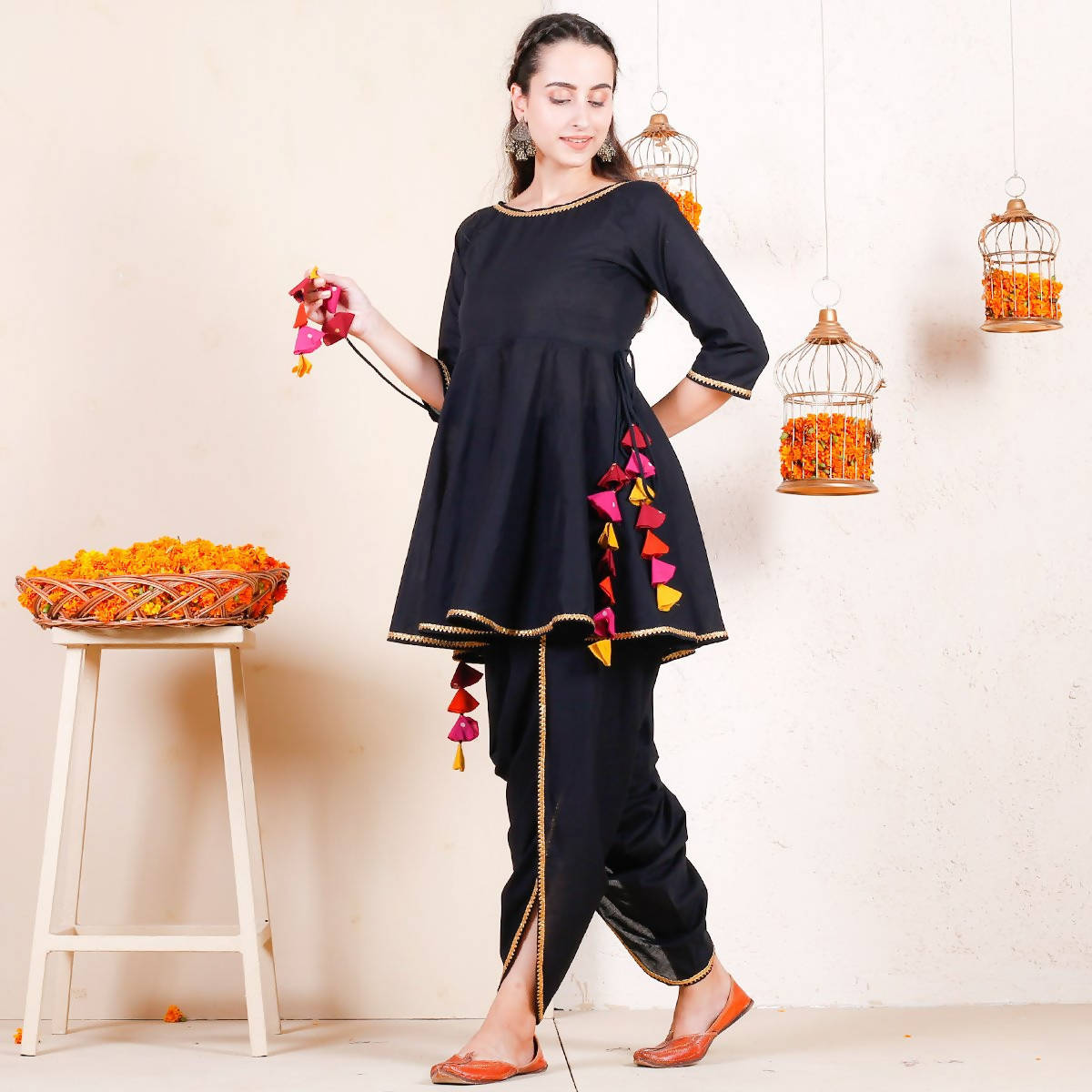 Dhoti With Kurti, 18-50 at Rs 499/piece in Surat | ID: 23129016148